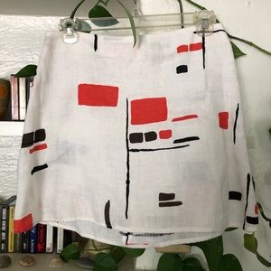 Reformation veranda linen skirt